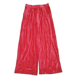 Velvet Wide Leg Pants